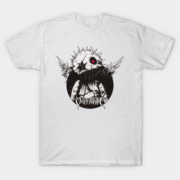 sad angel doll T-Shirt by Mechanism Apparel